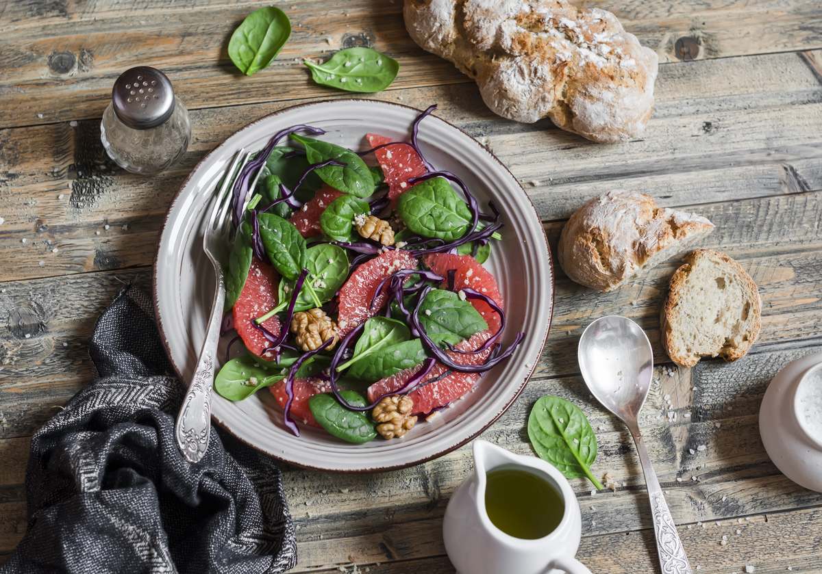 Готовим Meat Greens n Grapefruit Salad