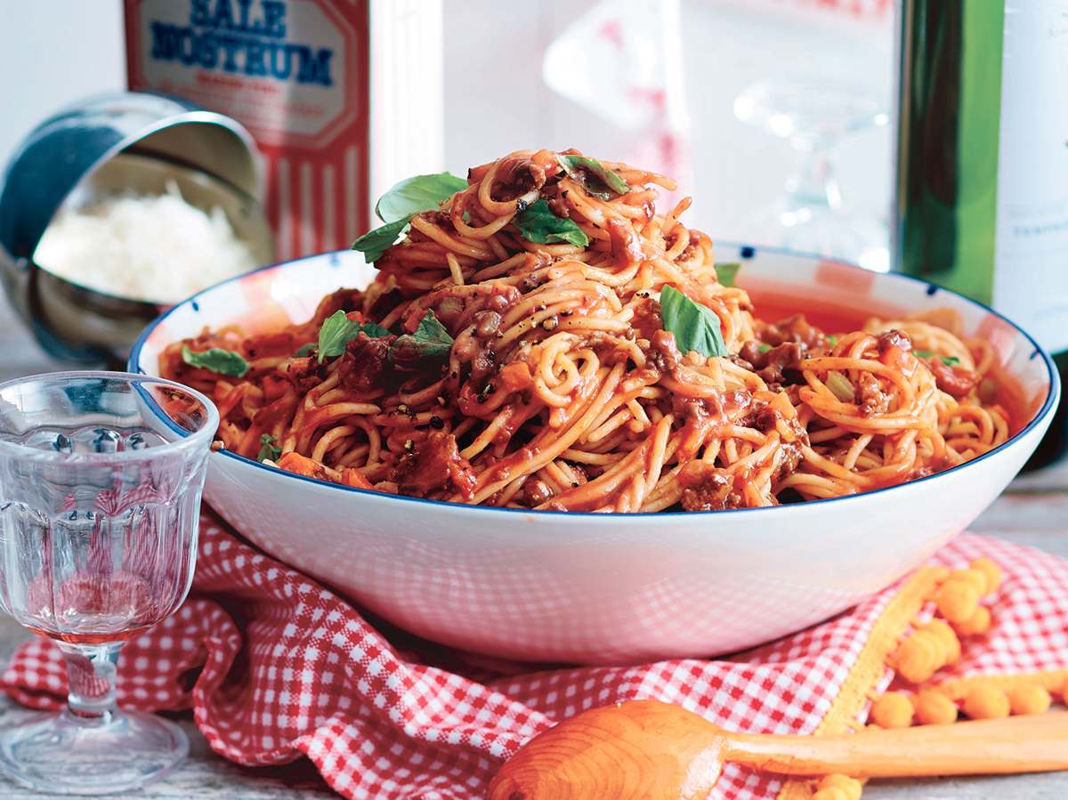 Готовим Meat Spaghetti Bolognese