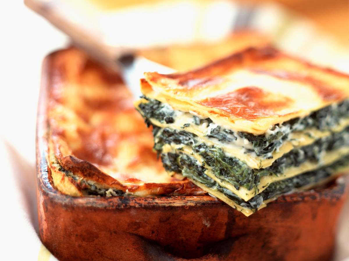 Готовим Meat White Lasagna With Swiss Chard