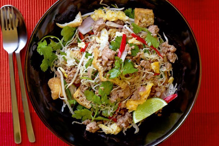 Готовим Meat Crisp noodles with pork