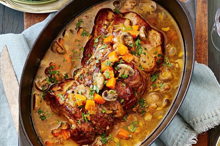 Cooking Meat French-style pork pot roast