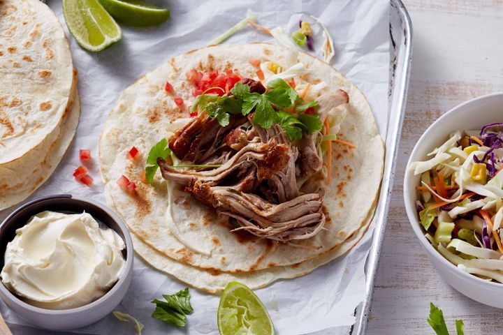 Готовим Meat Mexican pulled pork fajitas