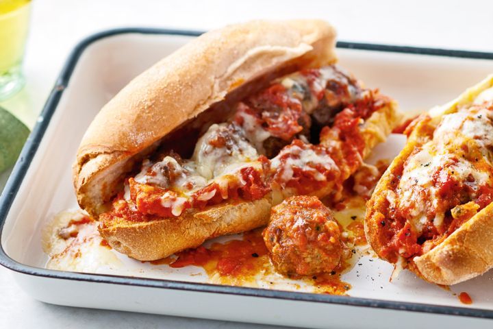 Cooking Meat New York-style meatball subs