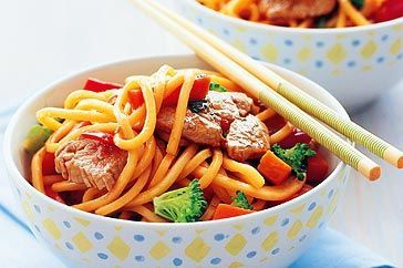 Готовим Meat Pork Thai noodles
