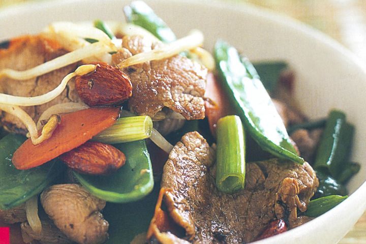 Готовим Meat Pork and vegetable stir-fry