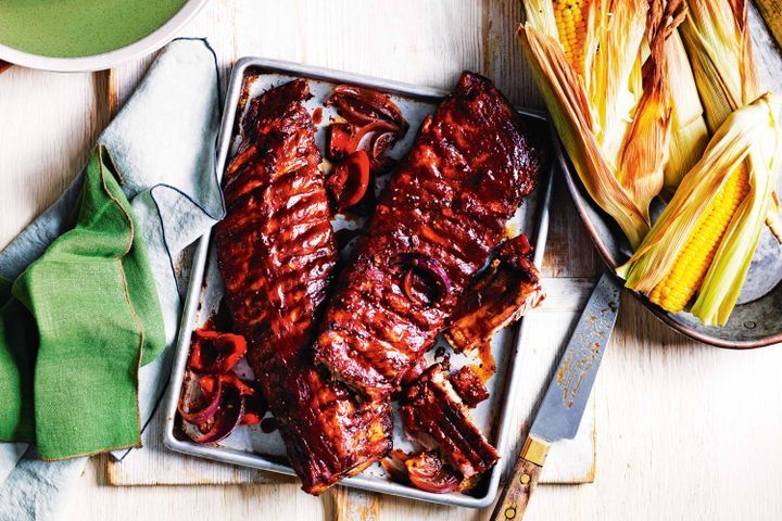 Готовим Meat Pork ribs with stout and chorizo