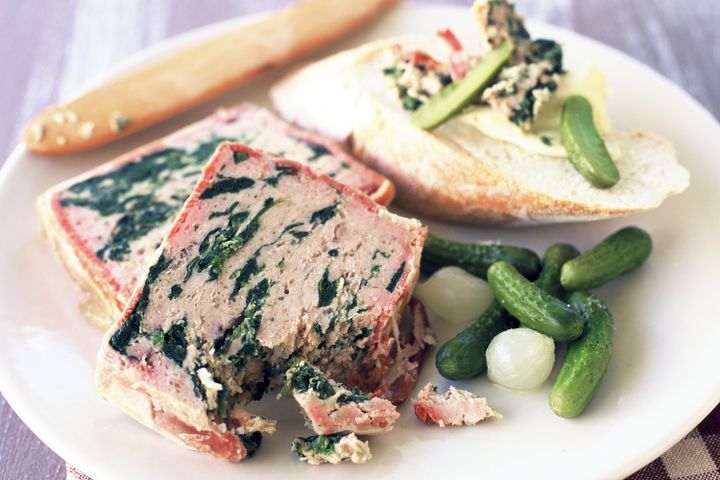 Готовим Meat Pork & spinach terrine