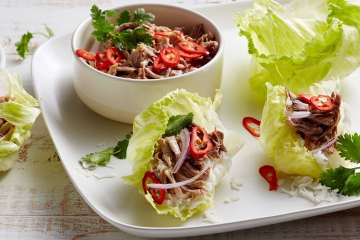 Готовим Meat Pulled pork sang choy bow