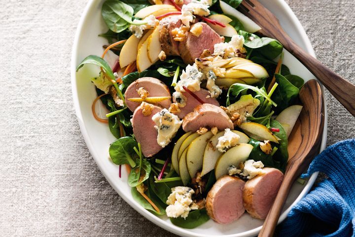 Готовим Meat Warm pork and pear salad