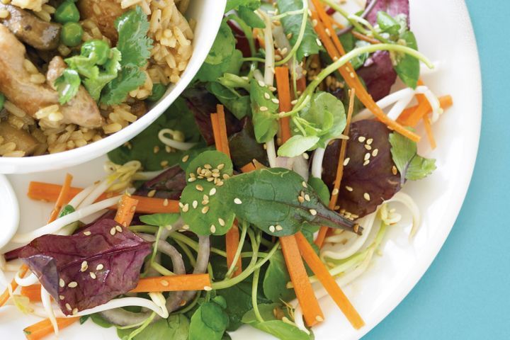 Cooking Salads Asian-style watercress salad