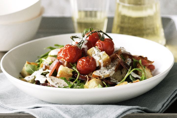 Cooking Salads BLT chicken salad