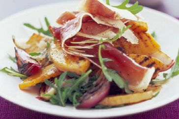 Cooking Salads Barbecued pumpkin and prosciutto salad