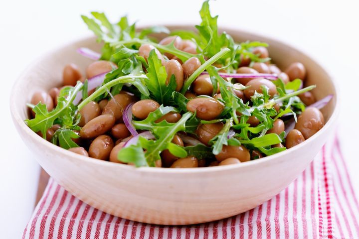 Cooking Salads Borlotti bean salad