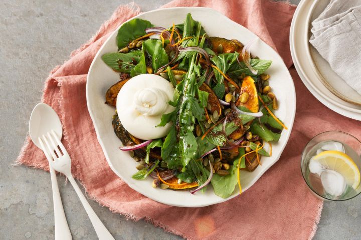 Cooking Salads Burrata salad