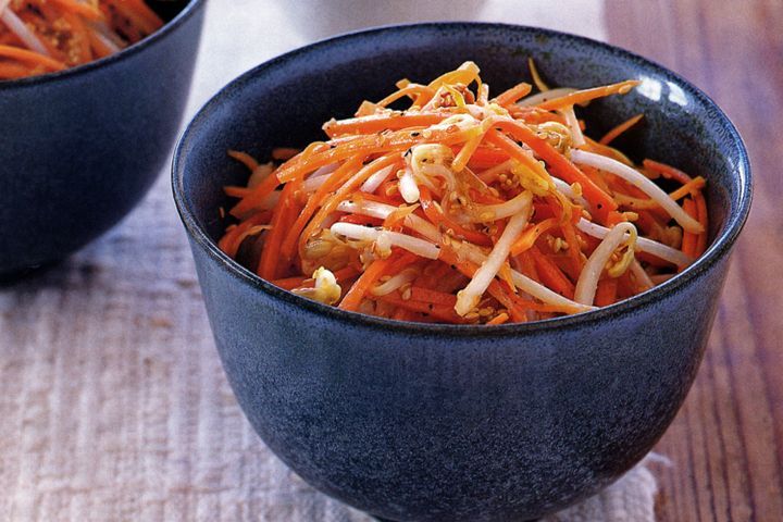 Cooking Salads Carrot and ginger salad