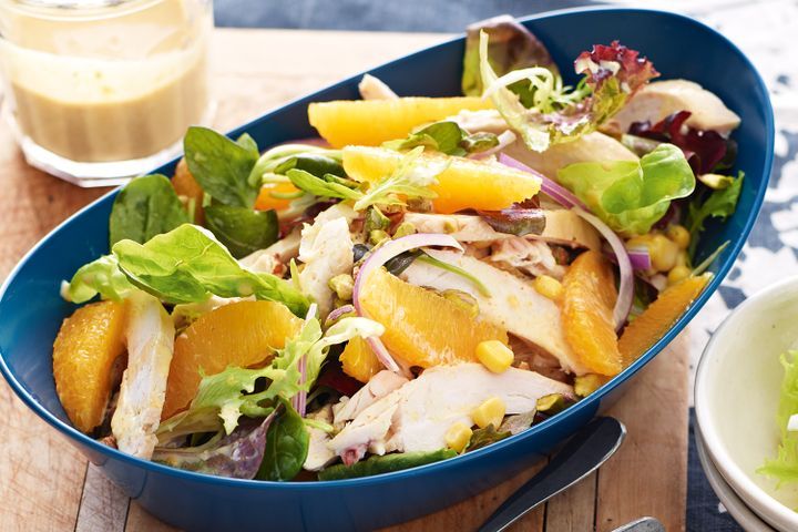 Cooking Salads Chicken & orange salad