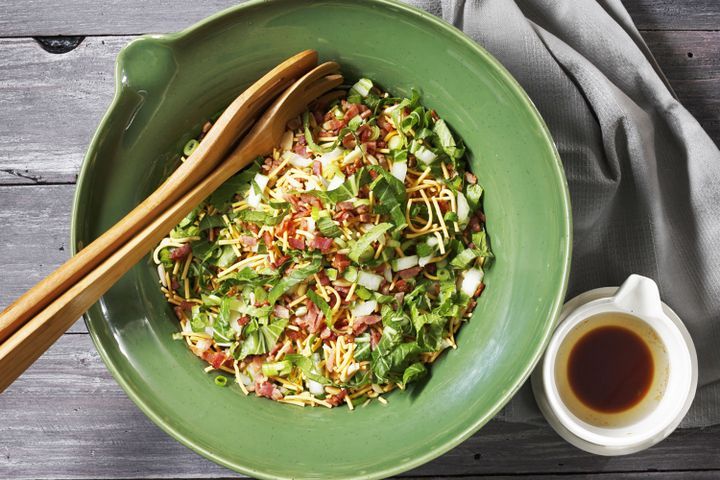 Cooking Salads Crunchy Asian noodle salad