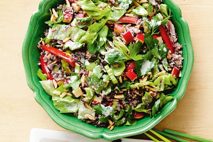 Cooking Salads Crunchy rice salad