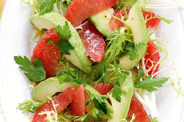 Cooking Salads Endive and grapefruit salad