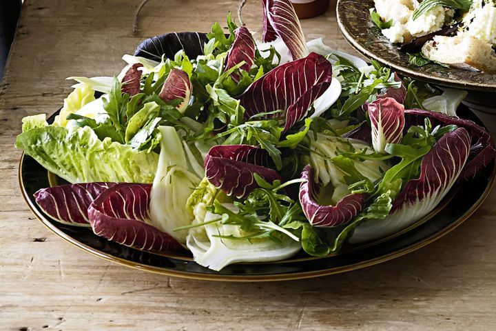 Cooking Salads Fennel and radicchio salad