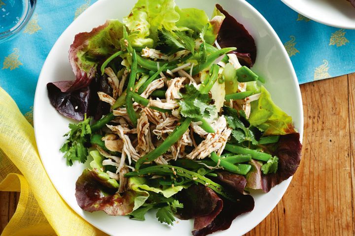 Cooking Salads Ginger-poached chicken salad