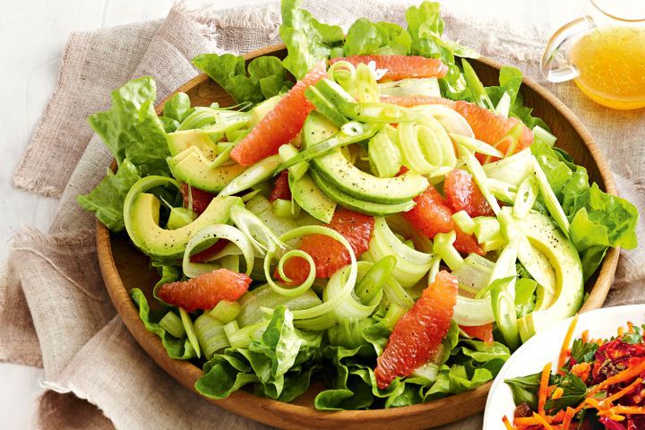 Cooking Salads Grapefruit and celery salad