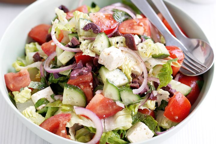 Cooking Salads Greek chopped salad