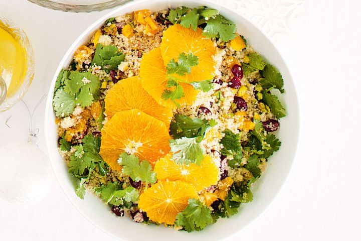Cooking Salads Jewelled couscous salad