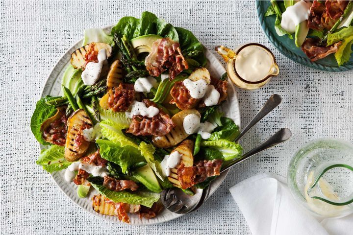 Cooking Salads Kipfler potato and avocado salad