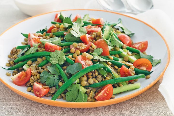 Cooking Salads Lentil & green bean salad