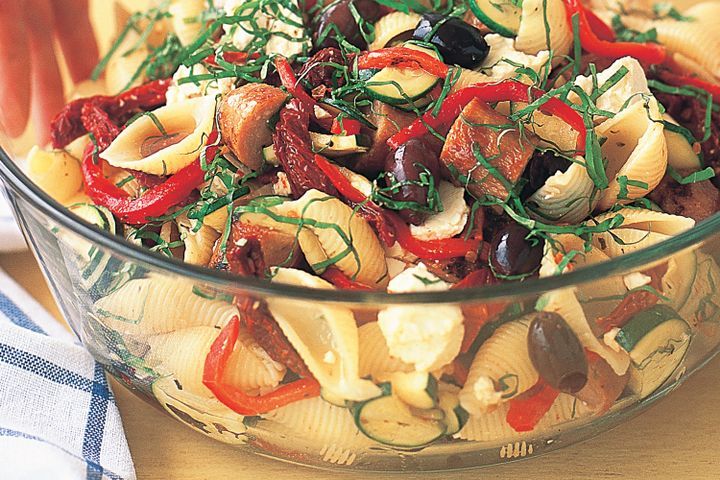 Cooking Salads Mediterranean pasta salad