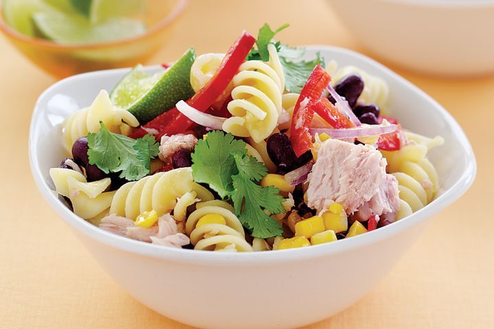 Cooking Salads Mexican-style pasta salad