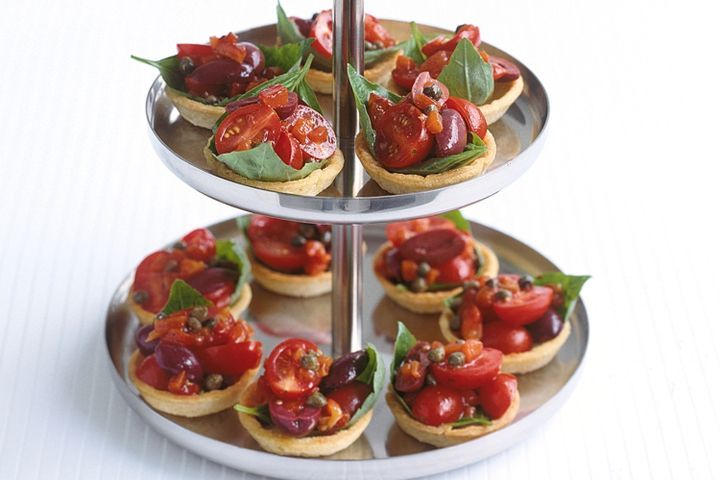 Cooking Salads Panzanella salad tarts