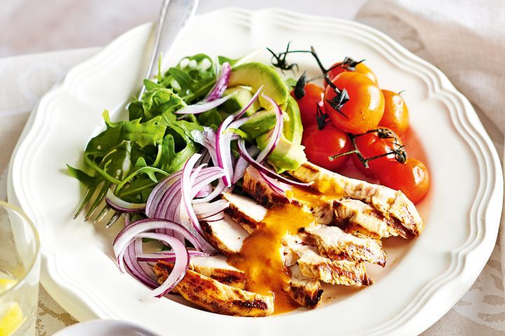 Cooking Salads Peri peri chicken salad