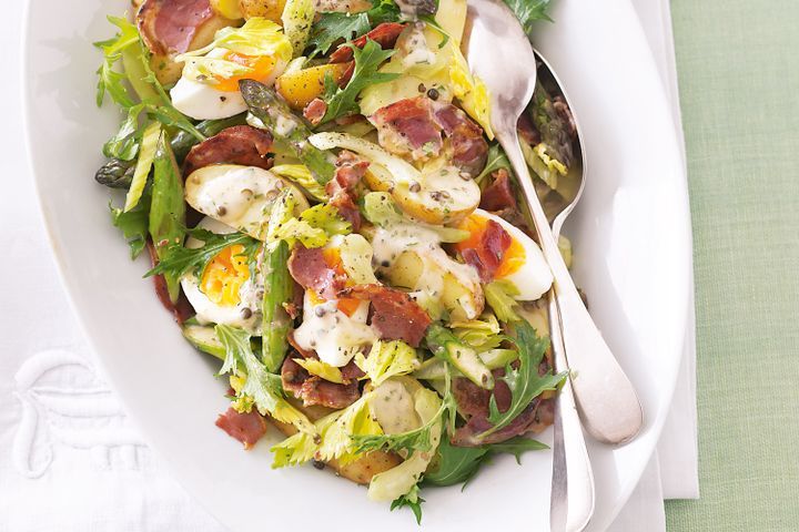 Cooking Salads Potato and coppa salad