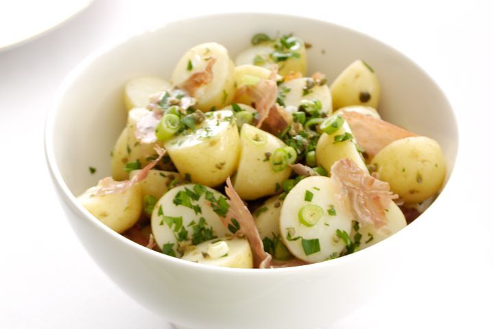 Cooking Salads Potato and prosciutto salad