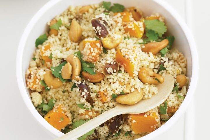 Cooking Salads Pumpkin & cashew couscous salad