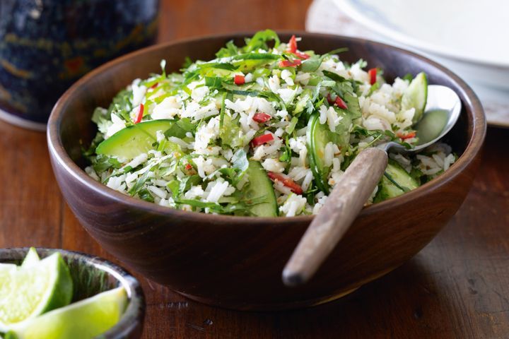 Cooking Salads Rice & herb salad