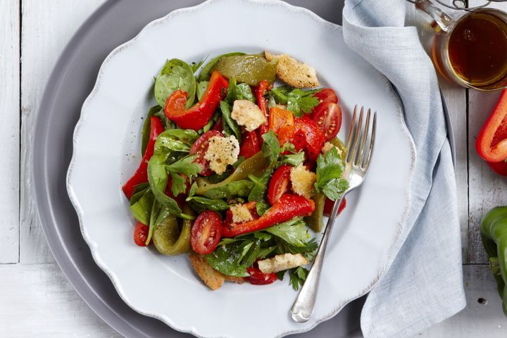 Cooking Salads Roast capsicum salad