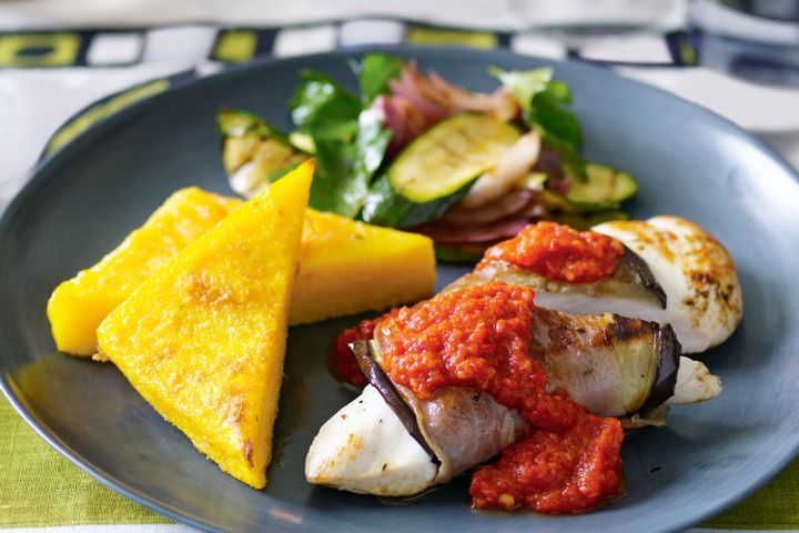 Cooking Salads Roast zucchini salad