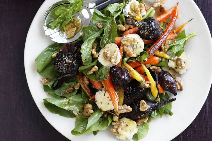 Cooking Salads Roasted root vegetable salad