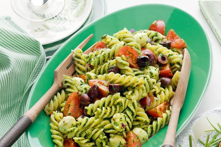 Cooking Salads Rocket pesto pasta salad