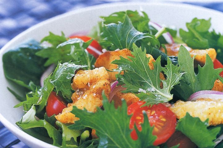 Cooking Salads Salt & chilli chicken salad