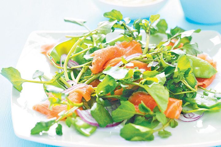 Cooking Salads Smoked trout and watercress salad