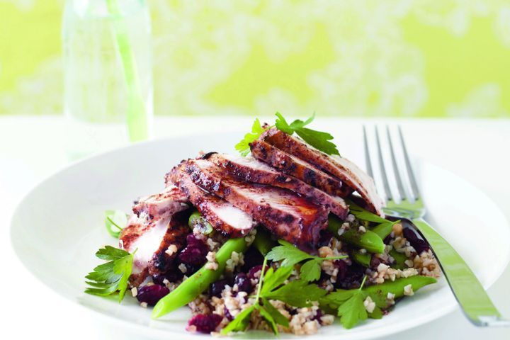 Cooking Salads Sumac chicken, & burghul salad