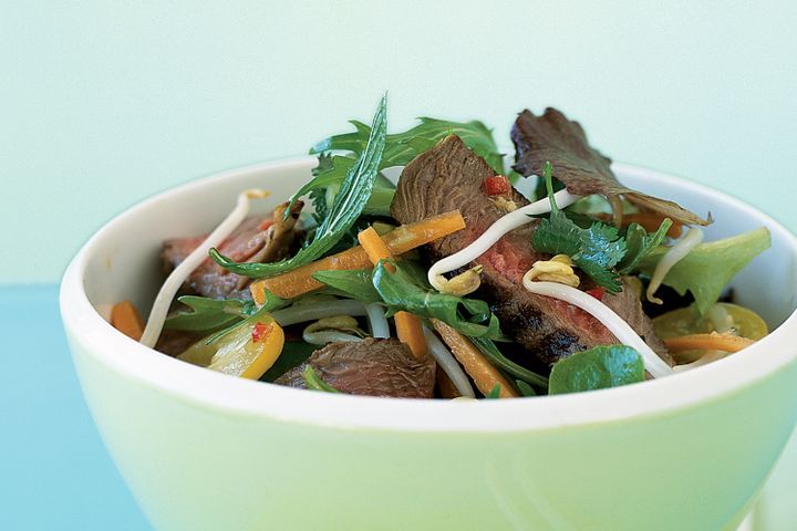 Cooking Salads Summer beef salad