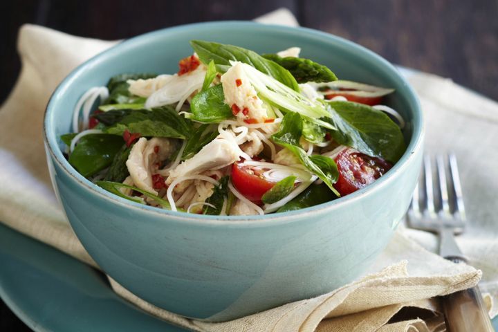 Cooking Salads Thai chicken salad