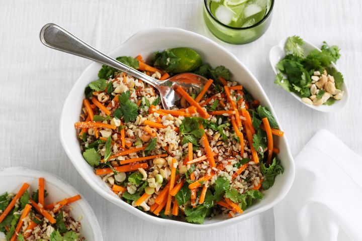 Cooking Salads Thai rice & quinoa salad