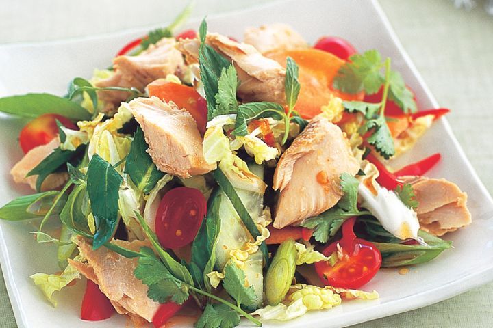 Cooking Salads Thai salmon salad