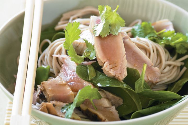 Cooking Salads Tuna & ginger noodle salad